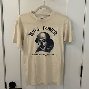 Vintage Shakespeare pun shirt